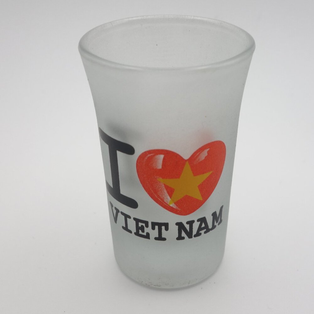 I Love Vietnam Smoked Shot Glass